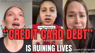 Credit Card Debt Is Ruining Lives And People Dont Know What To Do [upl. by Ayotak125]