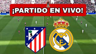 ATLETICO MADRID vs REAL MADRID EN VIVO 🔴VINICUS JUNIOR TITULAR [upl. by Bryant]