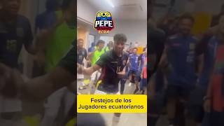 Festejos de los jugadores ecuatorianos tras ganarle a Colombia 🇨🇴 [upl. by Ahouh]