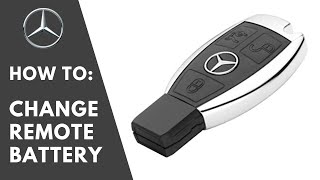 SAFE AND EASY  Mercedes Benz key fob battery replacement  DIY  3 button [upl. by Aldredge]