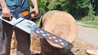 Stihl MS 661 vs Makita 7900 vs Dolmar 7900 vs MS 661 ported same bar amp chain [upl. by Ymerrej656]