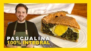 🔶 RECETA TARTA DE ACELGA Y MASA INTEGRAL PASO A PASO [upl. by Buskus]