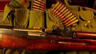 SKS Rifle amp Ammo Bandoleer [upl. by Yrrehs311]