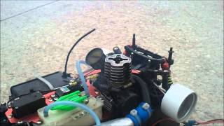 how to blow up your nitro rc motor [upl. by Ardnajela]