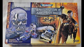 1996 Galoob TERMINATOR 2 Judgement Day Endoskeleton Transforming Action Set Micro Machines NOS [upl. by Chaffinch]