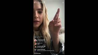 Cara Delevingne flirting with Ashley Benson on the Instagram LIVE [upl. by Eikcin]