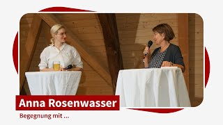 Begegnung mit Anna Rosenwasser Talk [upl. by Nnire]