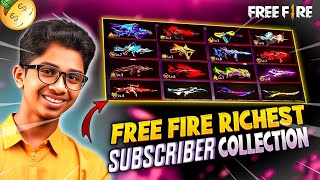 ₹ 2 Crore Collection 💸 Free Fire Richest Subscriber ID 😱 [upl. by Metzger208]