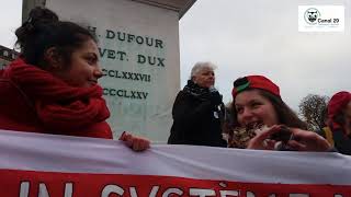 Manifestation contre la hausse des primes dassurance maladie [upl. by Norehs]