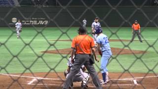 2013613 島田直人 （日本体育大学） タイブレークでレフト前にタイムリー！ vs 京産大 [upl. by Rieth]