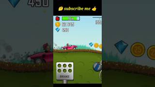 Hill climb racing car game trending gaming rider viralshorts [upl. by Nivert]