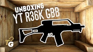 Army Armament R36K GBB  Scope  G36C Airsoft Replica Unboxing [upl. by Eleazar]