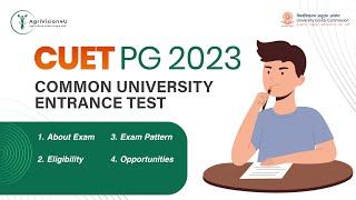 CUET PG 2023  Food Technology  Complete information  Online Form  Admission  Eligibility  Fees [upl. by Ima]