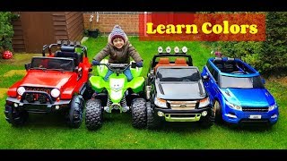 POWER WHEELS COLLECTIONS Ride On Cars for Kids Cars Learn Colors [upl. by Eahsat]