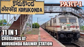 11 In 1  Crossings  Korukonda Station  Part1 [upl. by Bascio248]