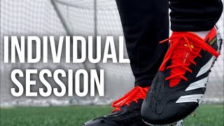 Individual Session in Adidas Predator Elite  Soccer  Football ASMR Training Session [upl. by Linis]