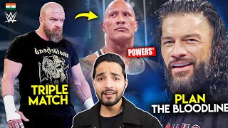 Triple H InRing ReturnThe Rock amp Roman Reigns Situation Universal Title Retire WWE Smackdown [upl. by Eizzo]