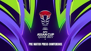 AsianCup2023  M18 Pre Match Press Conference  Japan [upl. by Avrit]