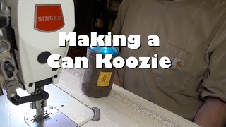 Making a Can Koozie [upl. by Kerad721]