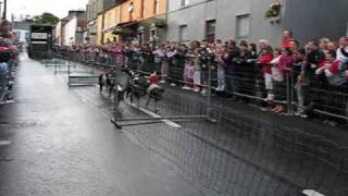 Pig race in the small town of Castlerea North west Ireland [upl. by Burne38]