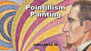 Pointillism Techniques Tutorial  Art Challenge 8  Stippling [upl. by Hadeehuat]