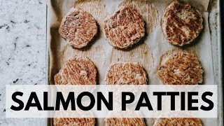 Keto amp Paleo Salmon Patties  Quick amp Easy Ketotarian Recipe [upl. by Idaline]