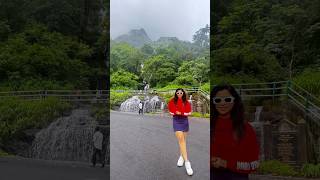 An Easy Breezy trip  Ghats waterfall greenery under the sky memannara shorts [upl. by Nordine265]