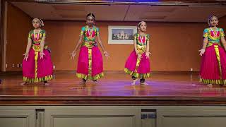 Kirishikas performing Anandabhairavi at Livermore Temple traditional dance usa [upl. by Whitten]