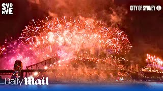 LIVE New Years Eve fireworks display over Sydney Harbour [upl. by Ladnor]