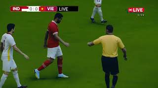 Indonesia vs Vietnam live  World Cup 2026 Qualifiers Asian  Match Live Today PES 21 Simulation [upl. by Ethel]