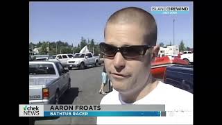 88yearold battles is out in the annual Nanaimo Bathtub race [upl. by Oilut]