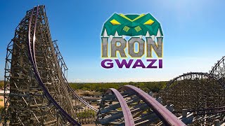 Iron Gwazi 4K Front Seat POV  Busch Gardens Tampa Bay [upl. by Bianka]