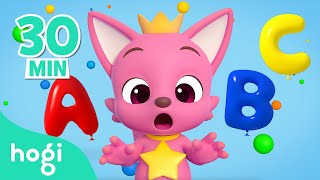 ABC Song with Balloons and More｜Nursery Rhymes｜Learn ABC｜Hogi Pinkfong [upl. by Jodee429]