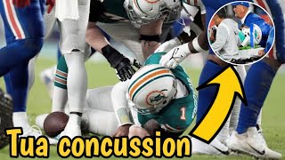 Tua Tagovailoa Concussion vs Bills  Health Concerns Resurface [upl. by Callie]