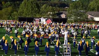 WVU Pride of WV Band Mountain State Forest Fest and Band show 2024 [upl. by Ahras]