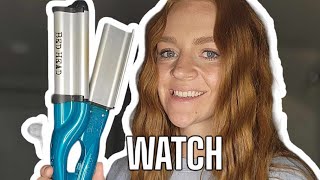 Honest Review of Bed Head Wave We Go Beach Waver [upl. by Otti]