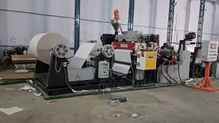 Extrusion Coating Lamination Machine [upl. by Inajar240]