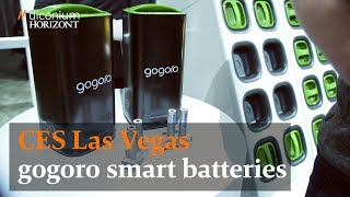 Smart batteries by gogoro – CES 2018 in Las Vegas [upl. by Saitam]