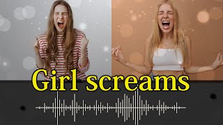 349 Girl screams  sound effect [upl. by Nitsyrc]