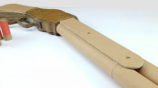 Whinchester M1887 Lever Action of Cardboard [upl. by Mastic]