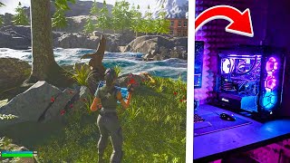 I Played Fortnite On The HIGHEST Settings My Nasa Pc Can Handle [upl. by Eibrik]