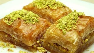 How to Make Baklava  Easy Turkish Recipes [upl. by Ertsevlis883]