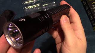 Nitecore EA42 Flashlight Review [upl. by Ruperto542]