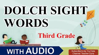 BASIC SIGHT WORDS FOR THIRD GRADE DOLCH [upl. by Ramed800]