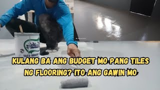 Naghahanap kaba ng pintura para sa flooring sahig ng bahay mo Ito ang gawin mo  step by step [upl. by Codd]