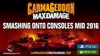 Carmageddon Max Damage  Console Trailer [upl. by Onitsirc722]