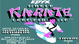 World Karate Championship Epyx 1986 gameplay PC Game 1986 [upl. by Remliw]