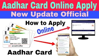 How to apply online aadhar card  Aadhar card ke liye online apply kaise kare 2020 [upl. by Emersen]