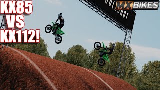 KX112 VS KX85 ON MXBIKES WAS ACTUALLY INSANE [upl. by Daub]