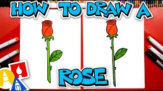 How To Draw A Rose [upl. by Aihc]